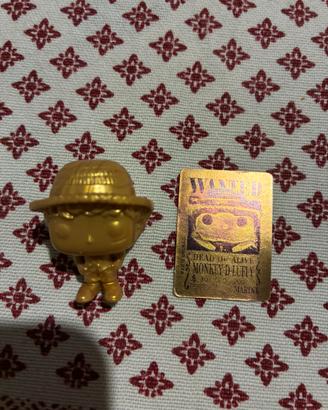 Sorpresa kinder joy one pice luffy gold