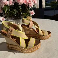 Sandali con zeppa Guardiani