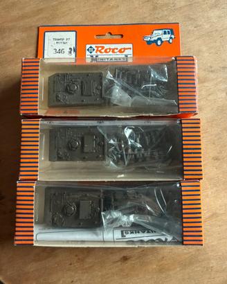 Lotto di 3 carri armati - Roco Minitanks H0