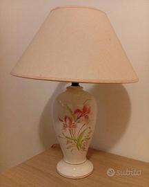 Lampada da tavolo vintage in ceramica 