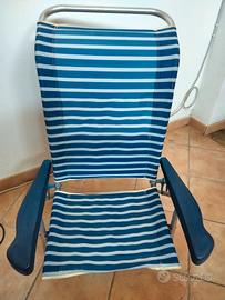 Sedie pieghevoli in alluminio mare