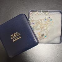 Collana argento e cristallo nuova