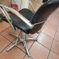 sedie per parrucchiera con pompa