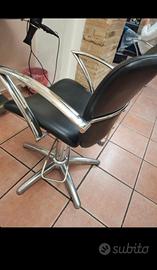 sedie per parrucchiera con pompa