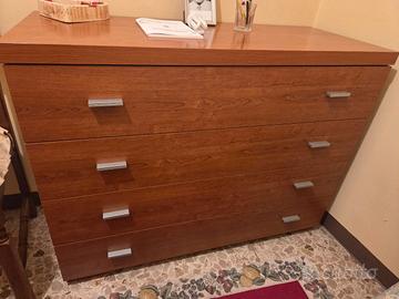 cassettiera legno ciliegio 