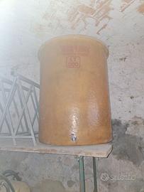 Tino cisterna da vino in vetroresina 500 litri