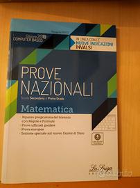 Libro per medie "PROVE NAZIONALI MATEMATICA"