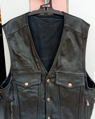 Gilet pelle
