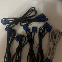 Lotto cavi e mouse integri e funzionanti