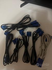Lotto cavi e mouse integri e funzionanti