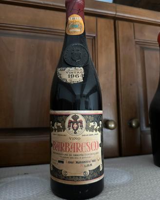 Vino Barbaresco DOC Vintage 1964