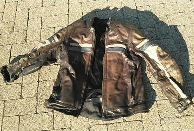 Giacca da moto in pelle Prexport taglia 54