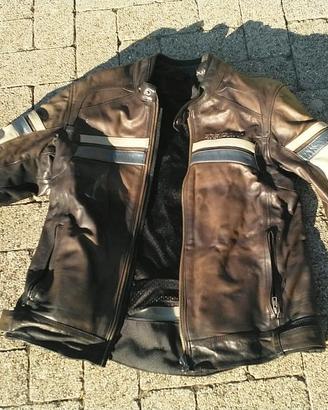Giacca da moto in pelle Prexport taglia 54