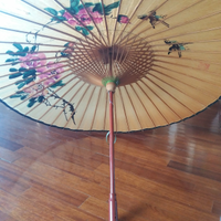 Ombrellino giapponese carta riso e bambu