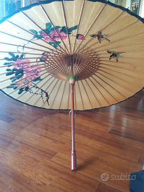 Ombrellino giapponese carta riso e bambu