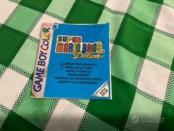 Libretto Game Boy Color Super Mario Deluxe