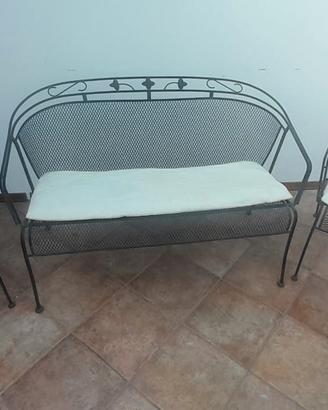 Poltroncine in ferro battuto