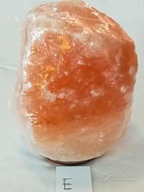 Lampada di Sale  "E" rosa dell'Himalaya, kg 6,650