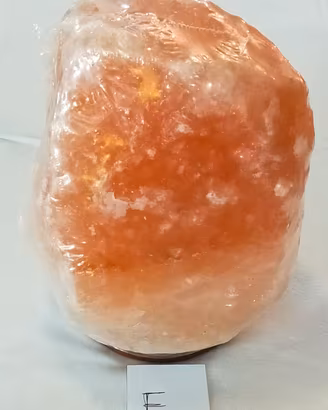 Lampada di Sale  "E" rosa dell'Himalaya, kg 6,650