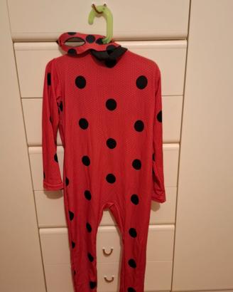 vestito Lady bug 4/5 anni