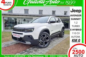 Jeep Avenger 1.2 turbo e-hybrid Summit fwd 100cv e