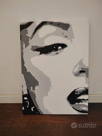 Quadro pop art  Marilyn Monroe dipinto a mano