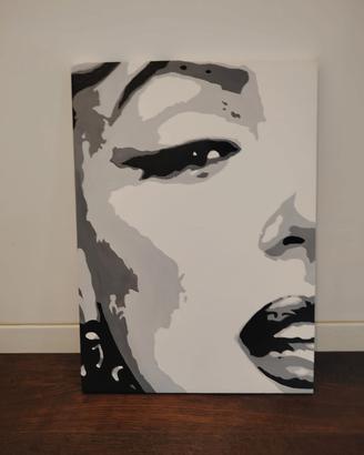 Quadro pop art  Marilyn Monroe dipinto a mano