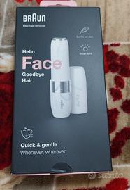 Braun Mini Face – Rasoio/depilatore viso donna con