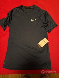 Maglia nike swim tgS blue - nuova