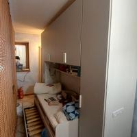 armadio con letto singolo doppio 