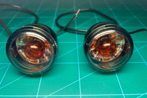 Frecce anteriori nere ORIGINALI Harley Davidson