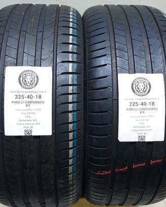2 GOMME 225 40 18 PIRELLI A77585