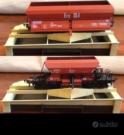 27 Scala H0 Carri Merce Telaio Metallo Fleischmann