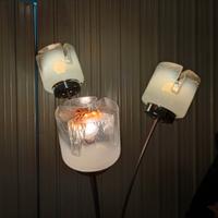 Lampada con 3 luci in vetro di Murano