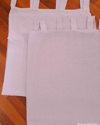 Coppia tende lilla 134x308 cm grandi dimensioni