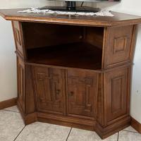 Mobile angolare in legno massiccio