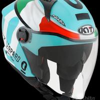 KYT Casco Jet D-CITY - Leopard - Tricolore