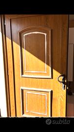 BLOCCO:Portoncino-porte-infissi pitch pine