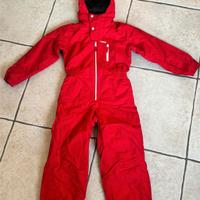 Tuta da sci bimbo Wed'ze rossa - Calda e impermeab