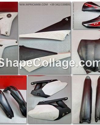Parafango Posteriore Cemoto Per YAMAHA YZF 250 (2010): Bianco, In Plastica Termoformata, Made In Italy!