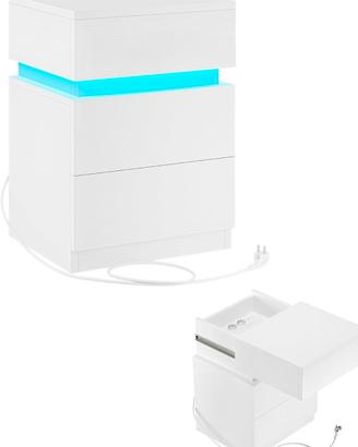 comodino con led 