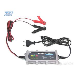 CARICABATTERIE PER AUTO MOTO BARCA 12V