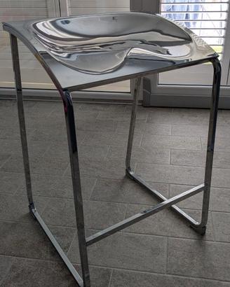 Sgabello metallizzato per interni (x2)