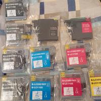 kit 11 Cartucce Stampante Compatibili BROTHER 