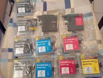 kit 11 Cartucce Stampante Compatibili BROTHER 