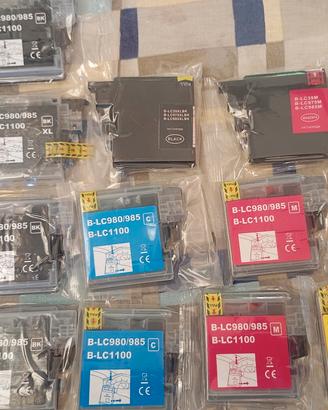 kit 11 Cartucce Stampante Compatibili BROTHER 