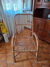 sedia in rattan