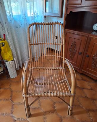sedia in rattan