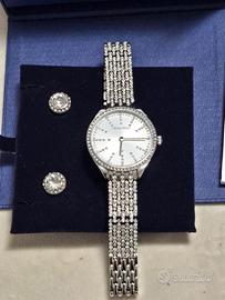 swarosky attracht watch piu orecchini