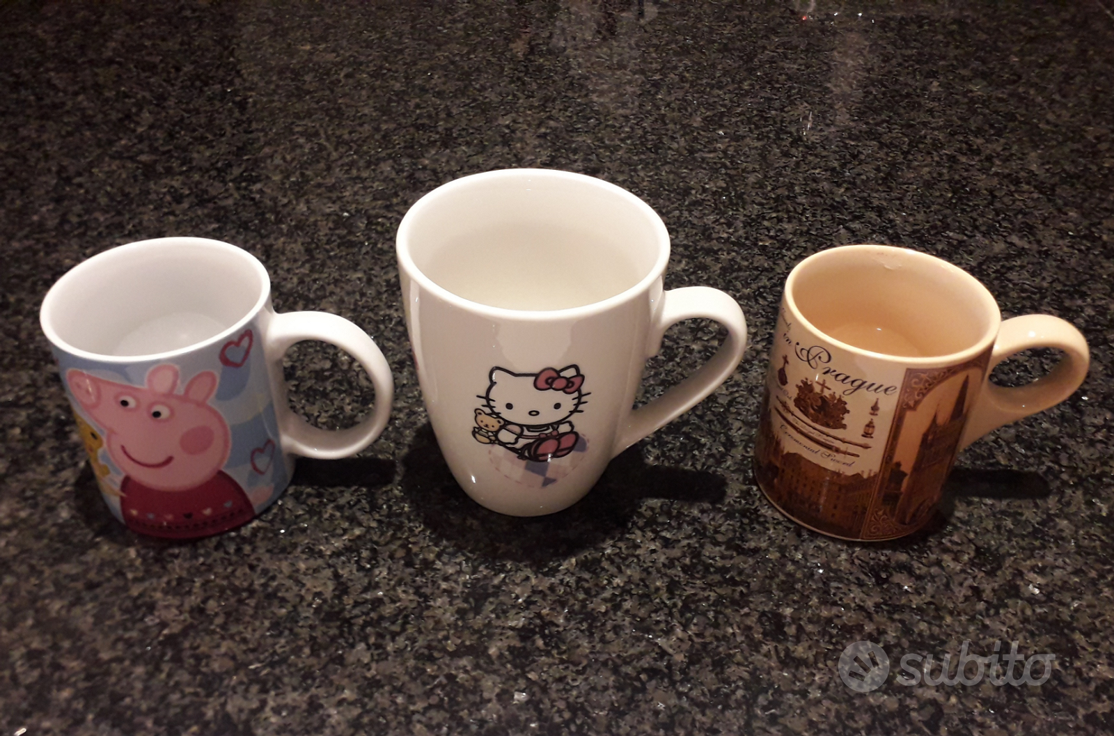 3 Tazze Mug, Hello Kitty, Peppa Pig e Citta' Praga - Arredamento e  Casalinghi In vendita a Rimini
